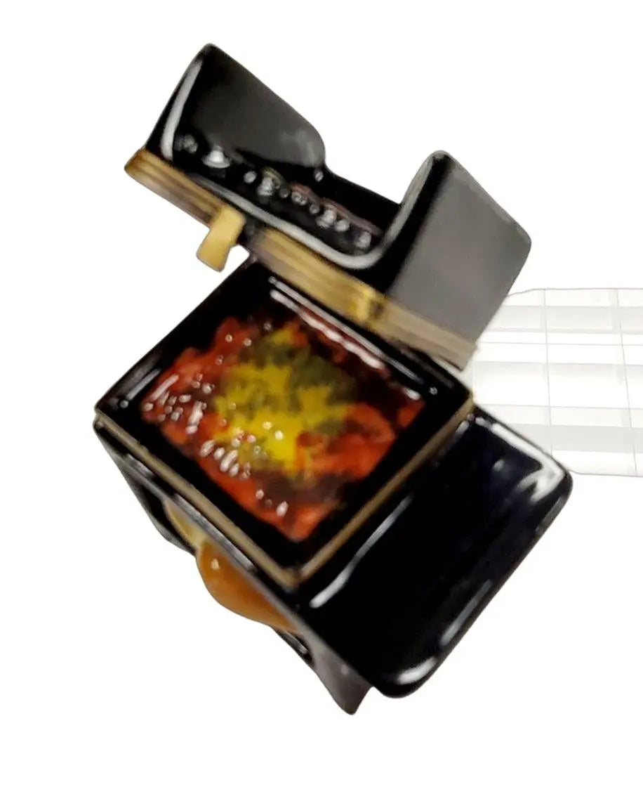 Barbecue Pitt Limoges Box Figurine Porcelain Limoges Food Home French Trinket Box