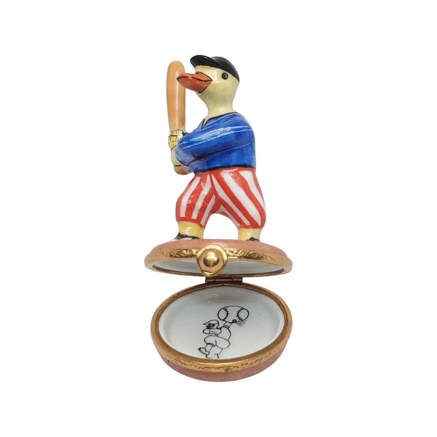 Baseball Porcelain Limoges Sports French Trinket Box