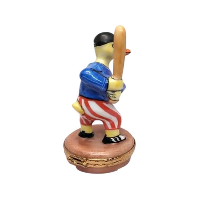 Baseball Porcelain Limoges Sports French Trinket Box