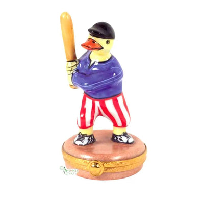 Baseball Porcelain Limoges Sports French Trinket Box