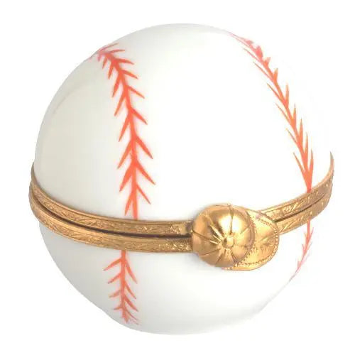 Baseball Porcelain Limoges Sports French Trinket Box