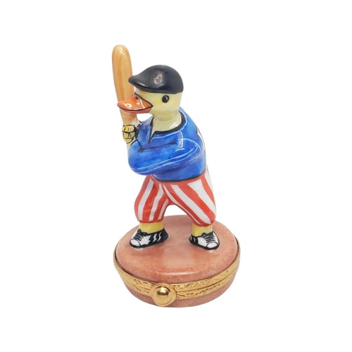 Baseball Porcelain Limoges Sports French Trinket Box