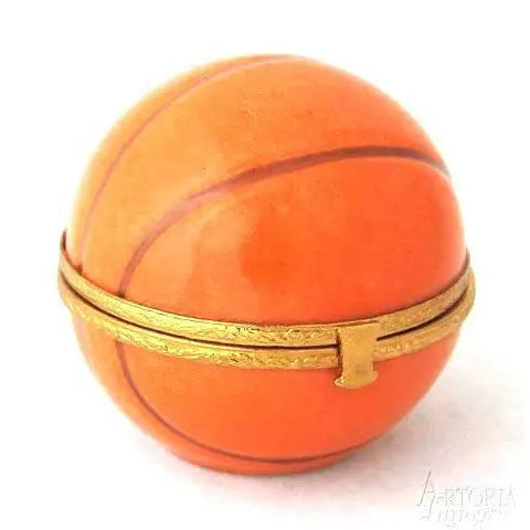 Basketball Porcelain Limoges Sports French Trinket Box