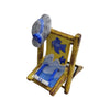 Beach Chair Fish Figurine Porcelain Limoges beach ocean French Trinket Box