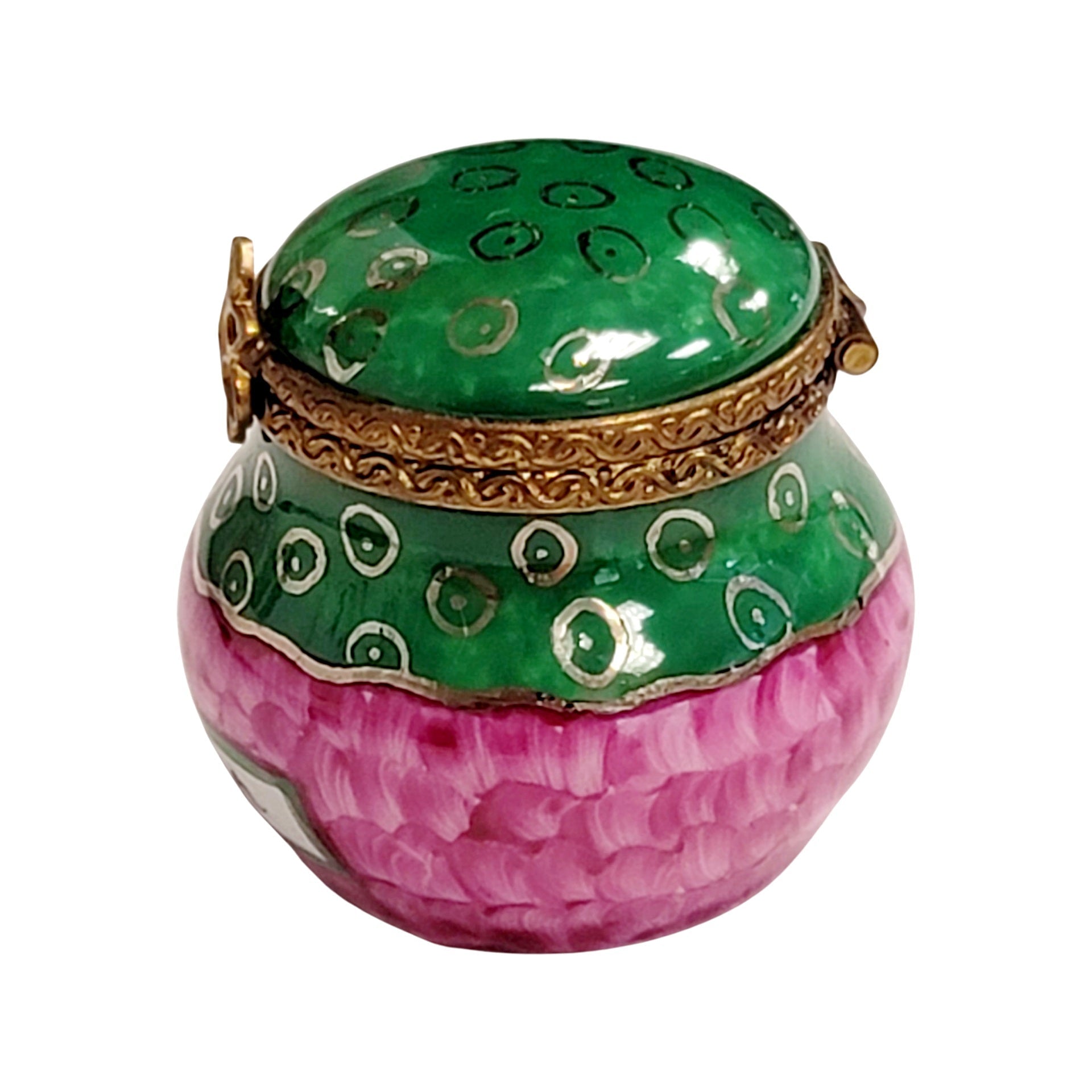 Berry Jam Jar Limoges Box Porcelain Limoges Food French Trinket Box