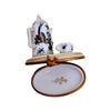Birds White Limoges Tea Set Porcelain Limoges China French Trinket Box