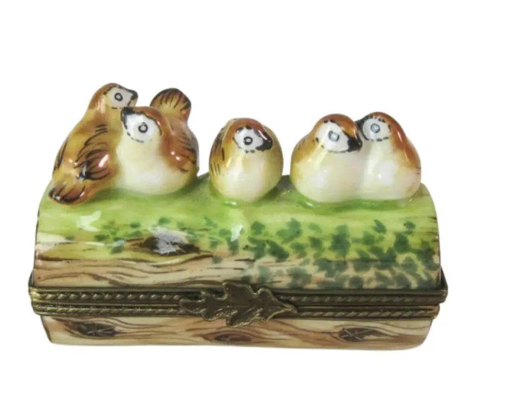 Birds on a Brance Porcelain Limoges bird limoges boxes French Trinket Box