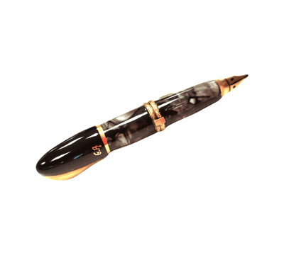 Black Fountain Pen Limoges Box Porcelain Limoges French Trinket Box