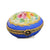 Blue Floral Elegance Egg Porcelain Limoges egg LIMOGES BOXES French Trinket Box