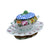 Blue Floral Elegance Soup Tureen Porcelain Limoges Home China French Trinket Box