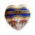 Blue Gold Heart Trinket Box Porcelain Limoges HEART LIMOGES BOXES love French Trinket Box