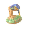 Blue Maccaw Porcelain Limoges bird birds French Trinket Box