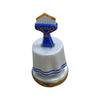 Blue Menorah Judiasm Hannukah-religion Limoges Box jewish-CH8C229