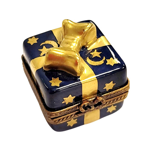 Blue Moon Gift Box Figurine Porcelain Limoges xmas present special French Trinket Box