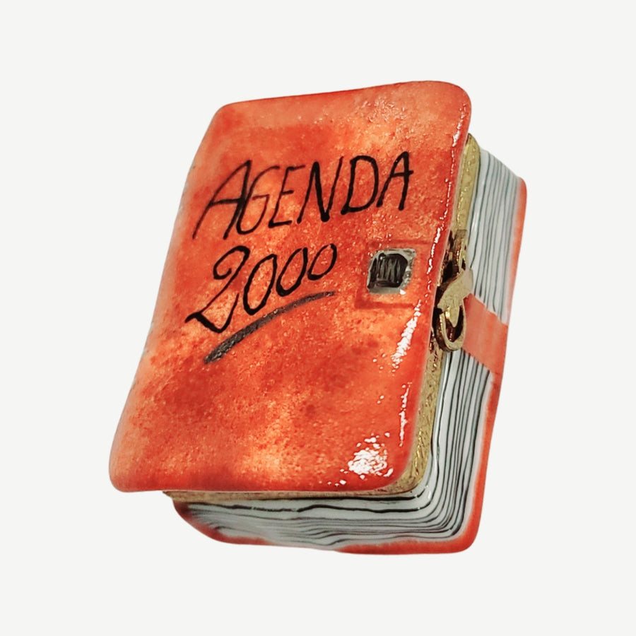 Elegant Limoges Book Agenda Porcelain Limoges Special French Trinket Box