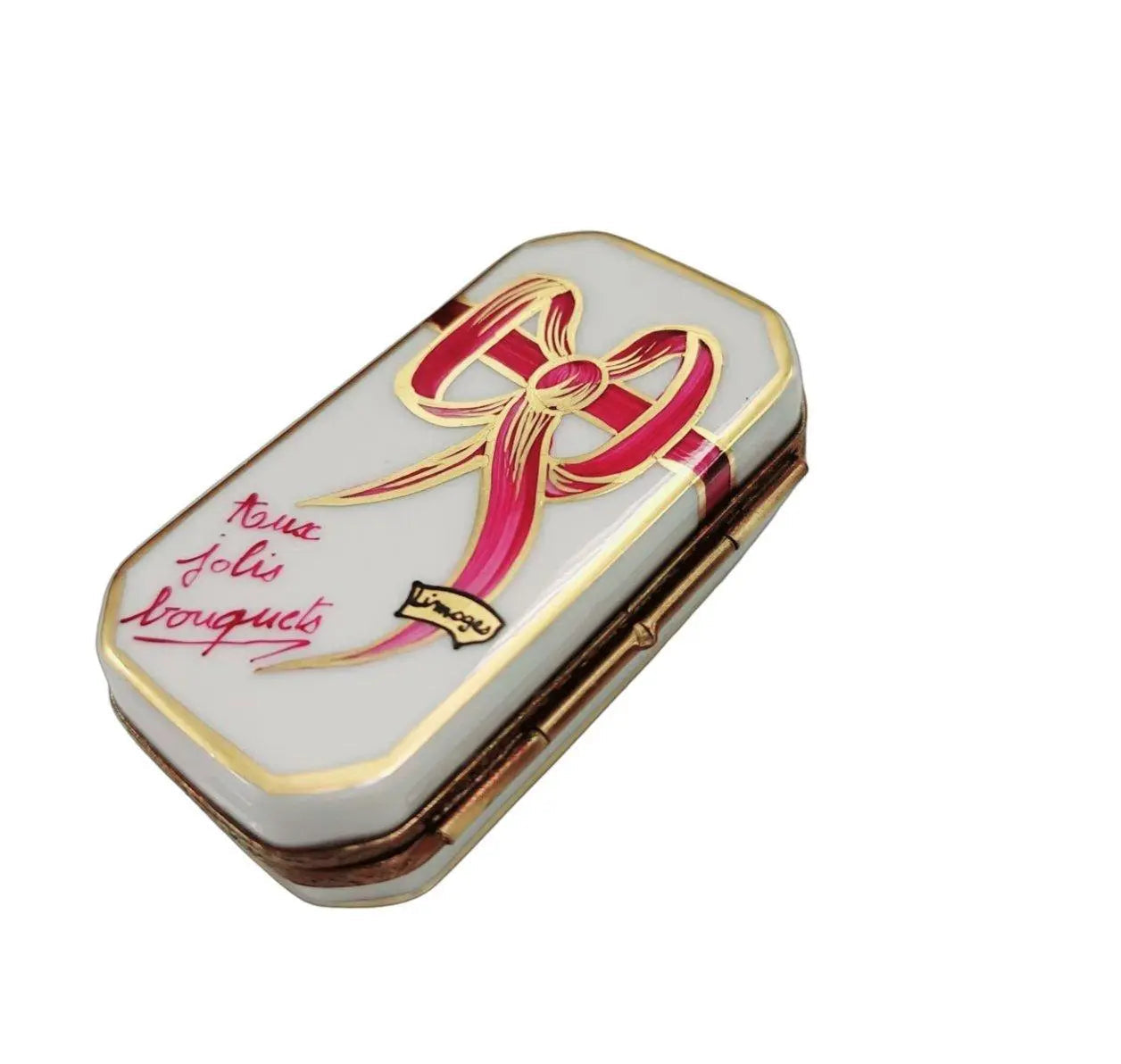 Bouquet of Flowers Limoges Box Porcelain Limoges garden love valentine wedding spring LIMOGES BOXES French Trinket Box