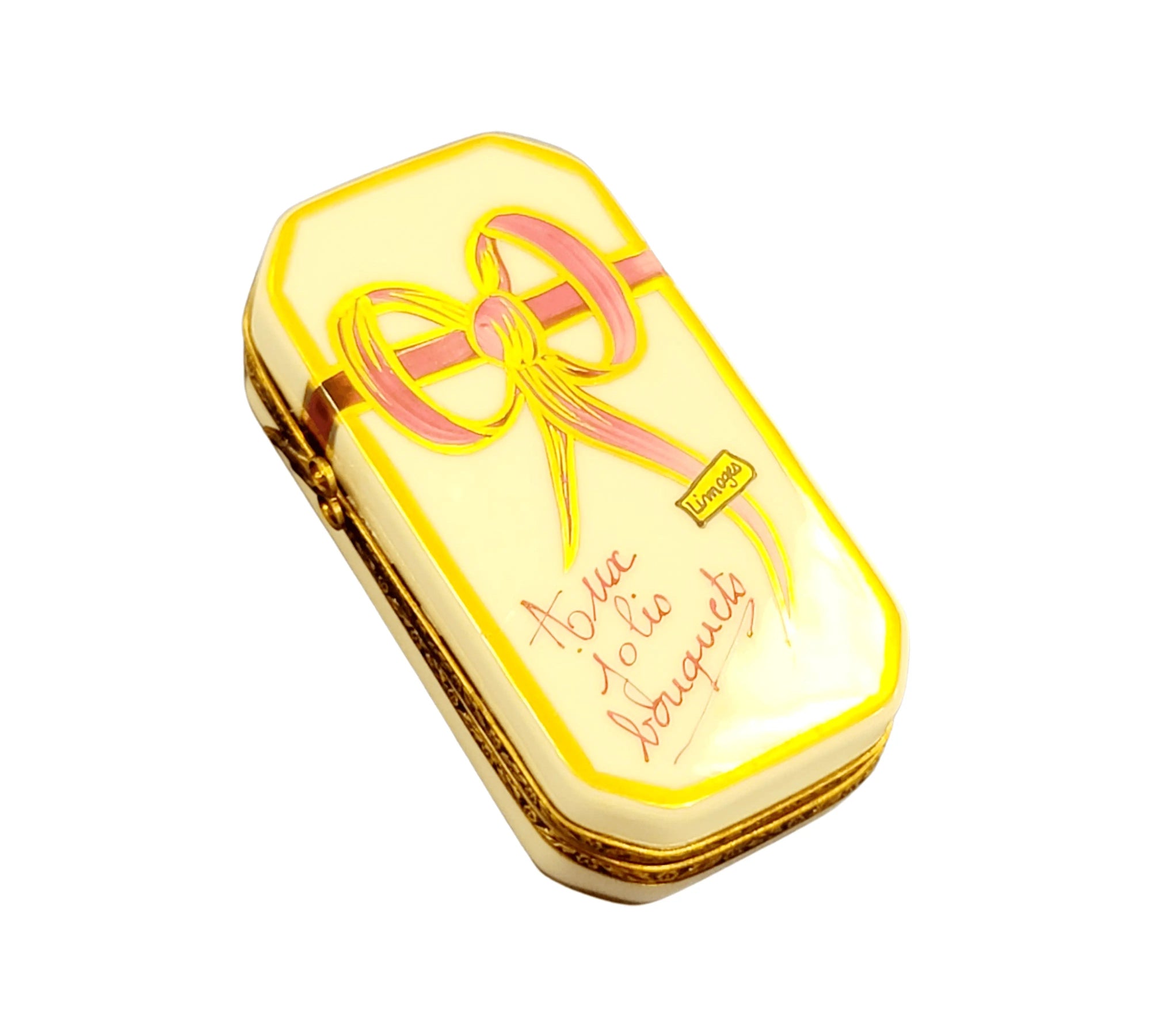 Bouquet of Flowers Limoges Box Porcelain Limoges garden love valentine wedding spring LIMOGES BOXES French Trinket Box