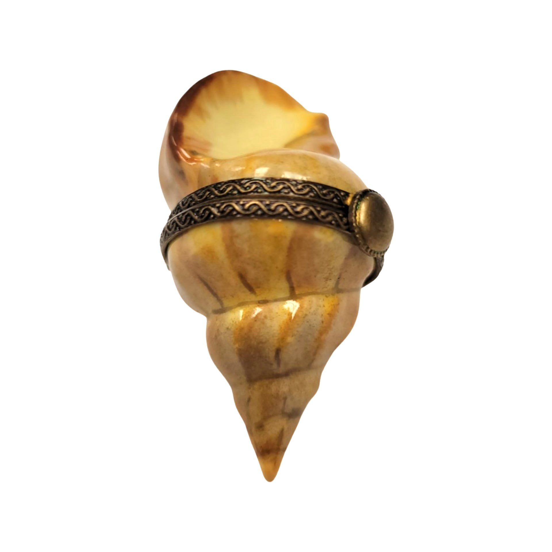 Bullot Shell Porcelain Elegance Porcelain Limoges fish ocean beach LIMOGES BOXES French Trinket Box