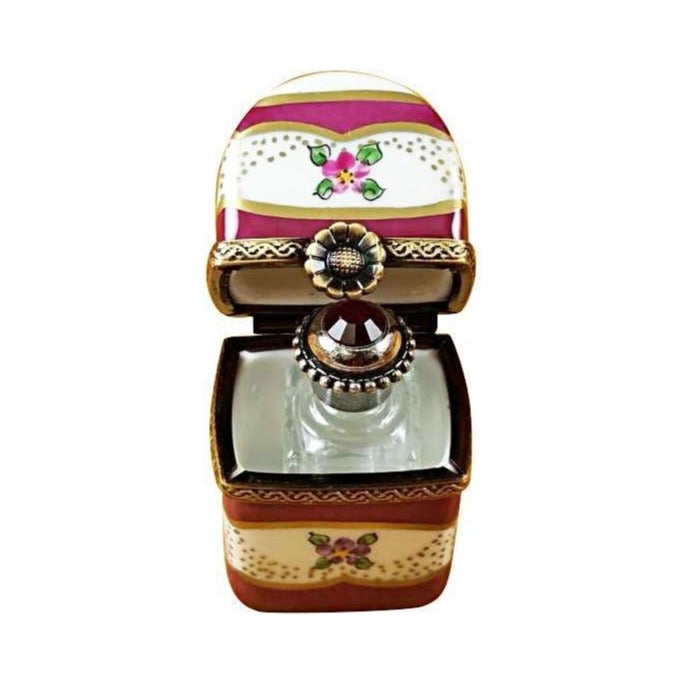 Burgundy for Collectors Limoges box, hand-painted porcelain made in France