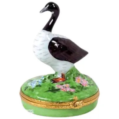 Canadian Goose Porcelain Limoges Birds Bird French Trinket Box