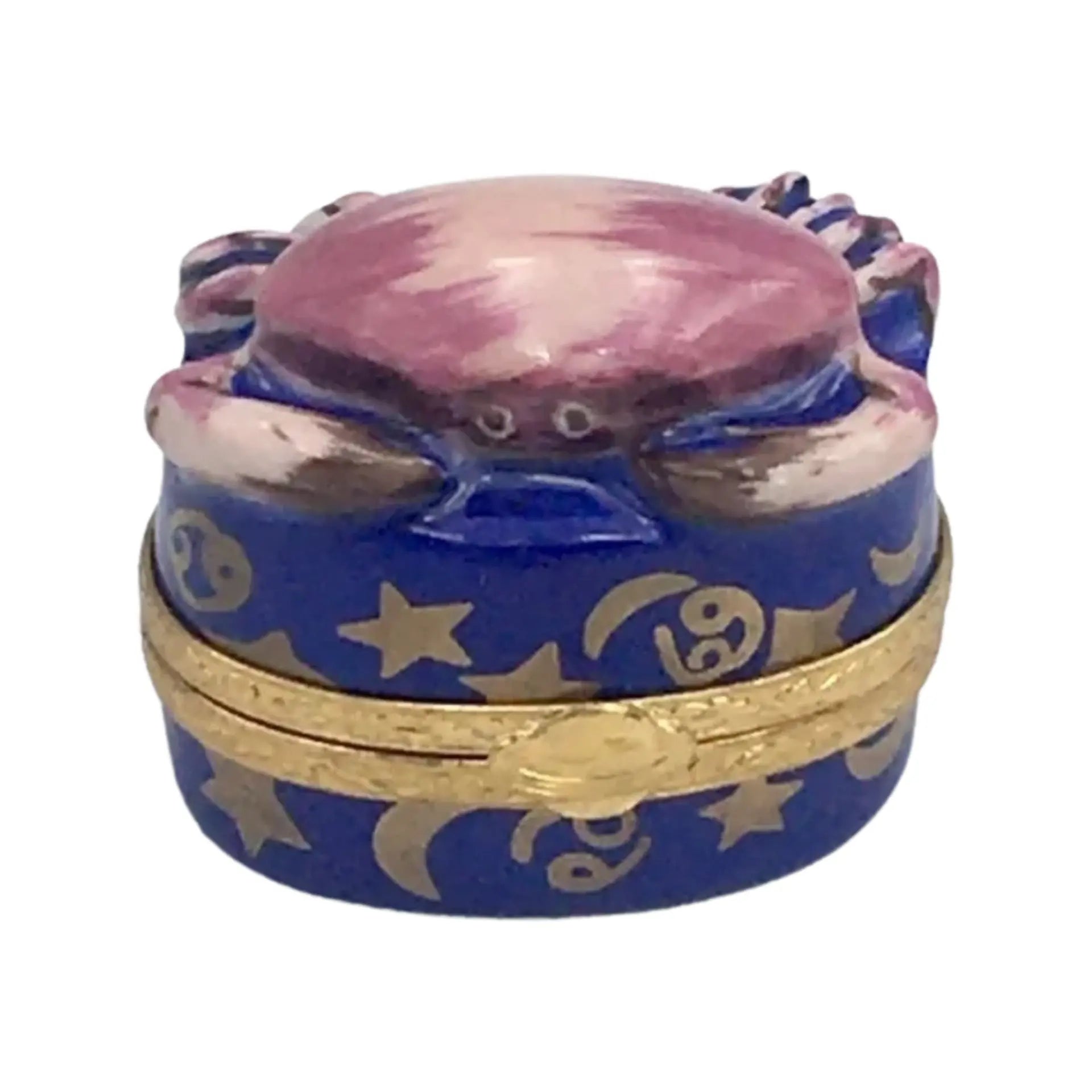 Cancer Zodiac Porcelain Limoges Zodiac Myth French Trinket Box