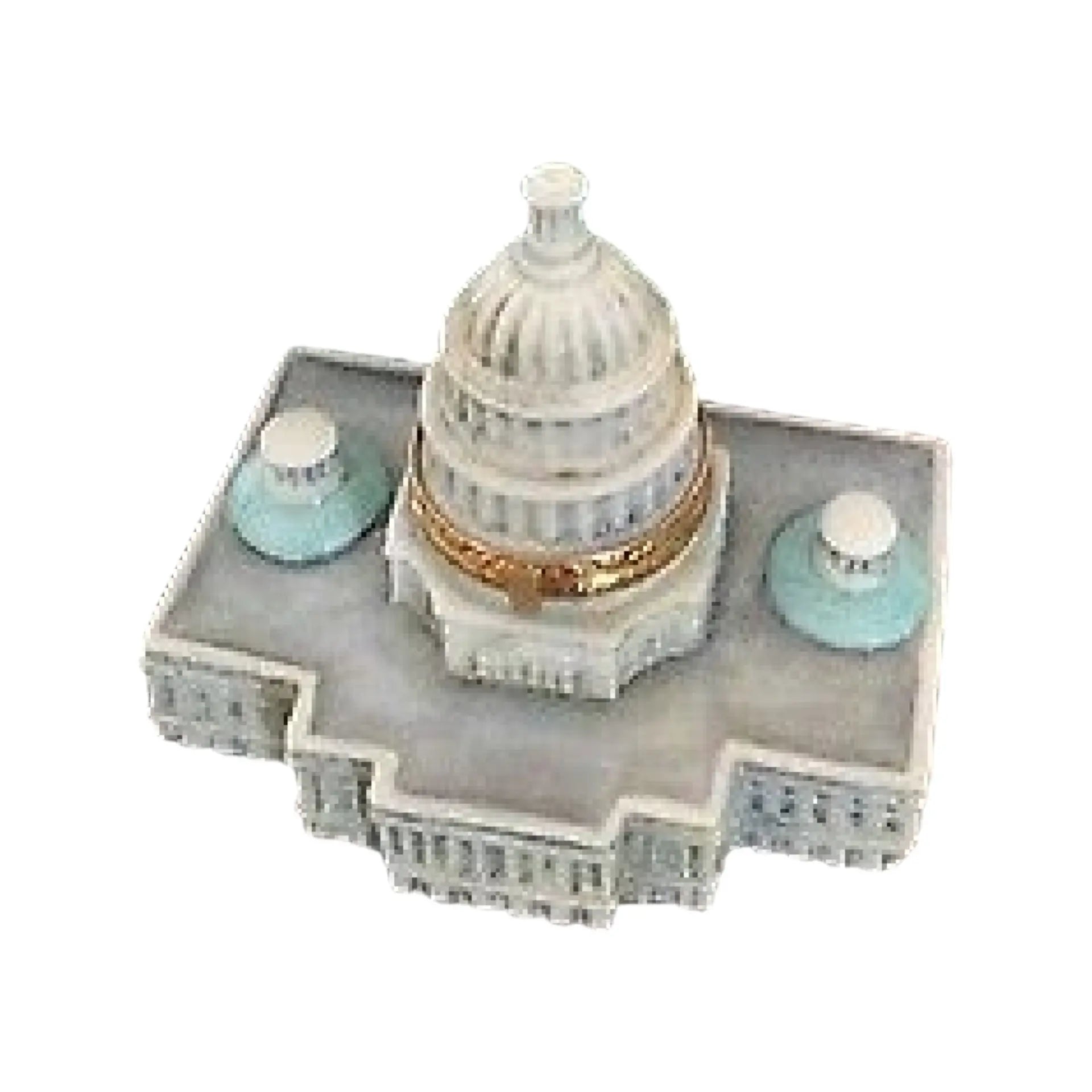 Capitol Dome Porcelain Limoges United States French Trinket Box