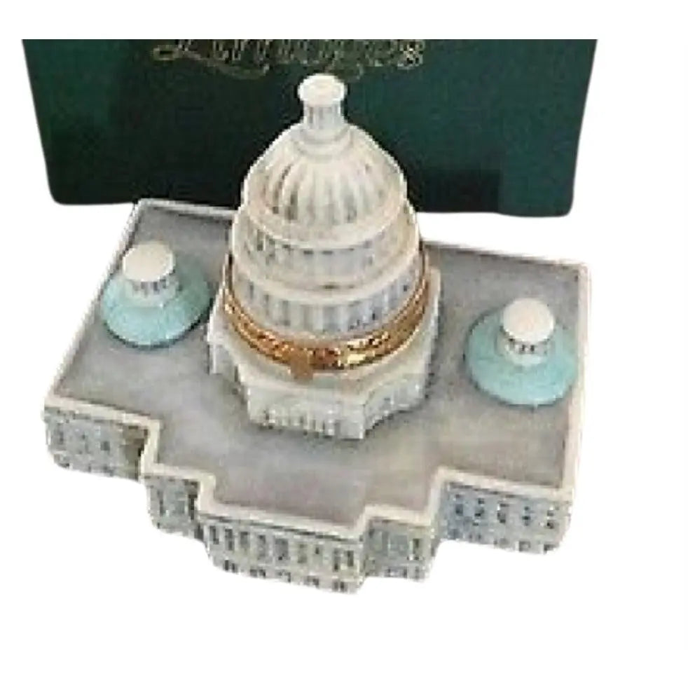 Capitol Dome Porcelain Limoges United States French Trinket Box