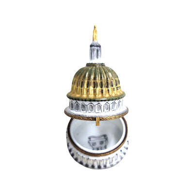 Capitol Dome Porcelain Treasure Porcelain Limoges Limoges Box united states French Trinket Box