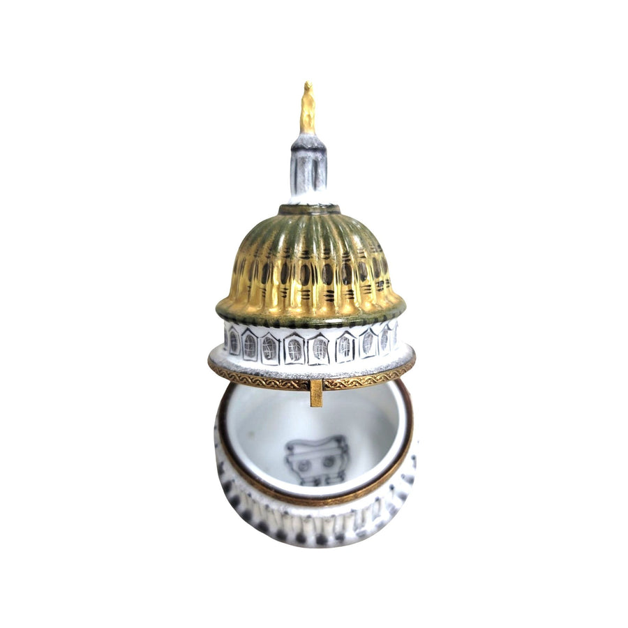 Capitol Dome Porcelain Treasure Porcelain Limoges Limoges Box united states French Trinket Box