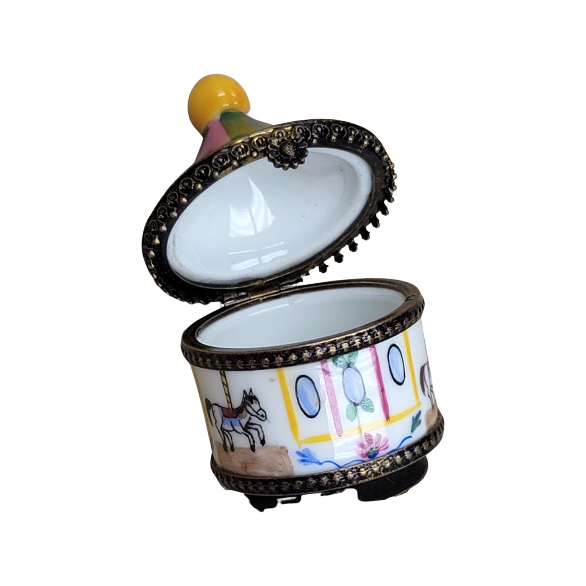 Carousel Porcelain Limoges Box Porcelain Limoges Carnival French Trinket Box