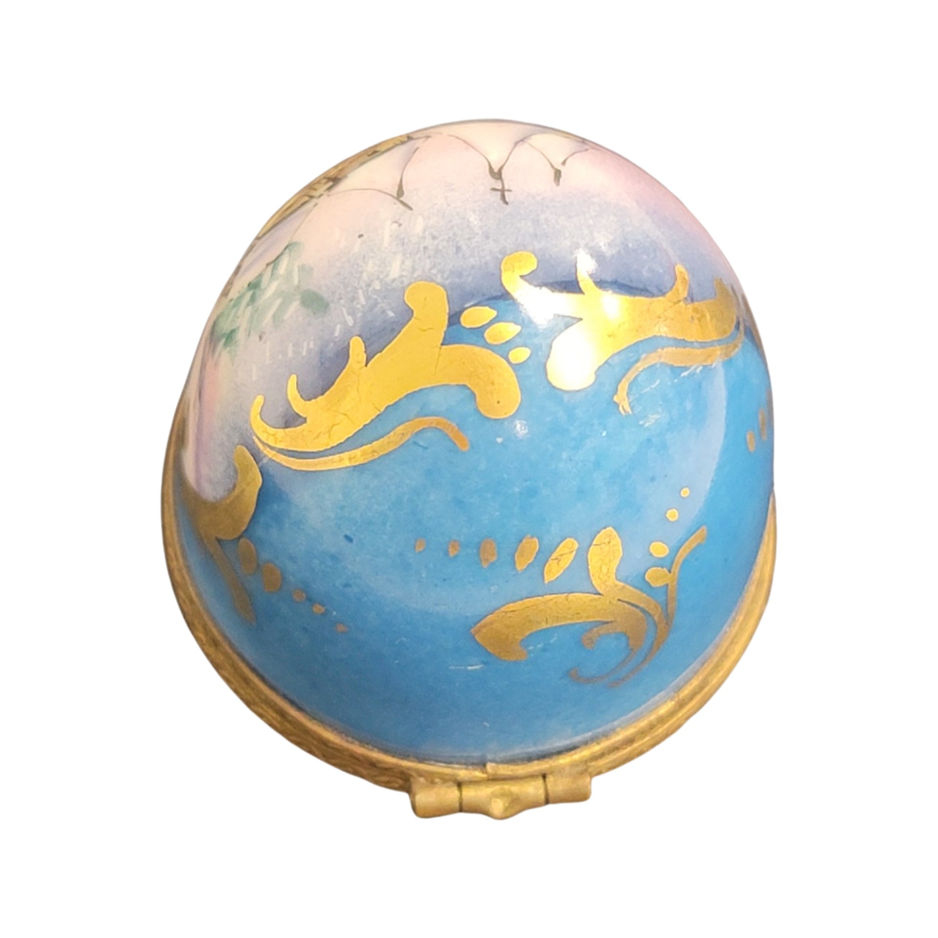 Castle Elegance Limoges Box Porcelain Limoges egg LIMOGES BOXES French Trinket Box