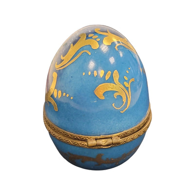 Castle Elegance Limoges Box Porcelain Limoges egg LIMOGES BOXES French Trinket Box