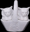 Cats in Basket Salt and Pepper Shaker Porcelain Limoges cat cats LIMOGES BOXES French Trinket Box
