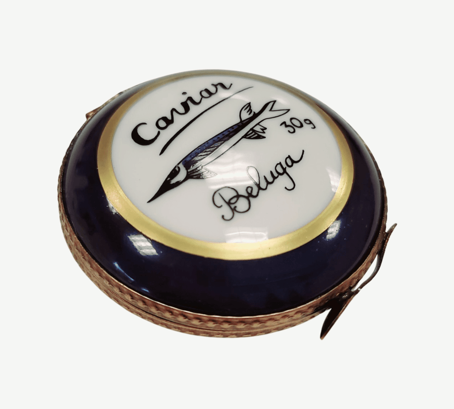Caviar Limoges Trinket Box Porcelain Limoges food French Trinket Box