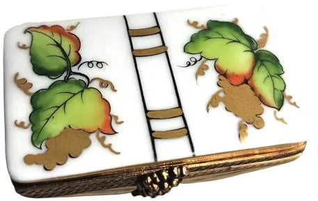 Champagne Book Wine Porcelain Limoges wine spirits celebrate limoges box book special French Trinket Box