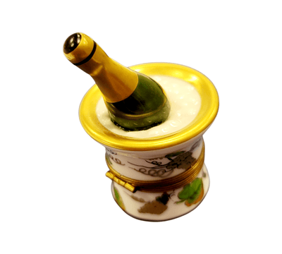 Champagne Bucket Elegance Porcelain Limoges Wine French Trinket Box
