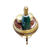Champagne Celebration Limoges Box Porcelain Limoges wine French Trinket Box