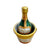 Champagne Elegance in Porcelain Porcelain Limoges WINE LIMOGES BOXES special French Trinket Box