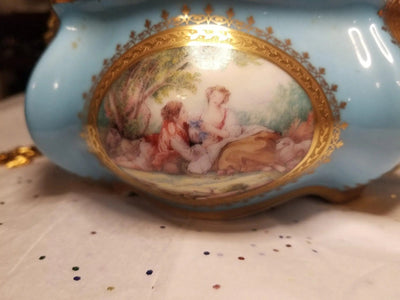Chantilly Limited Edition Jewelry Chest Porcelain Limoges jewelry traditional French Trinket Box