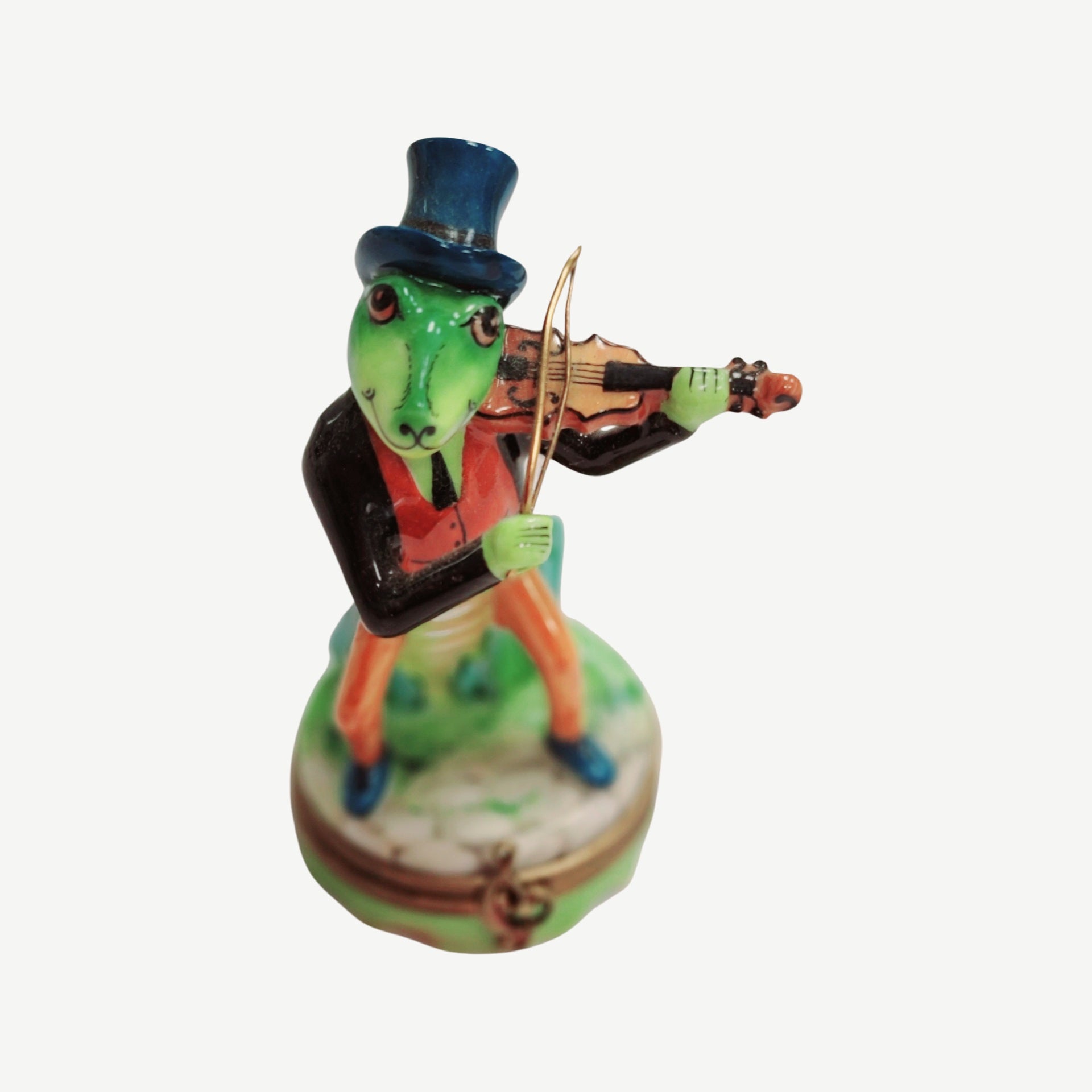 Charming Cricket Ant Music Box Porcelain Limoges Music LIMOGES BOXES bugs critters bug French Trinket Box