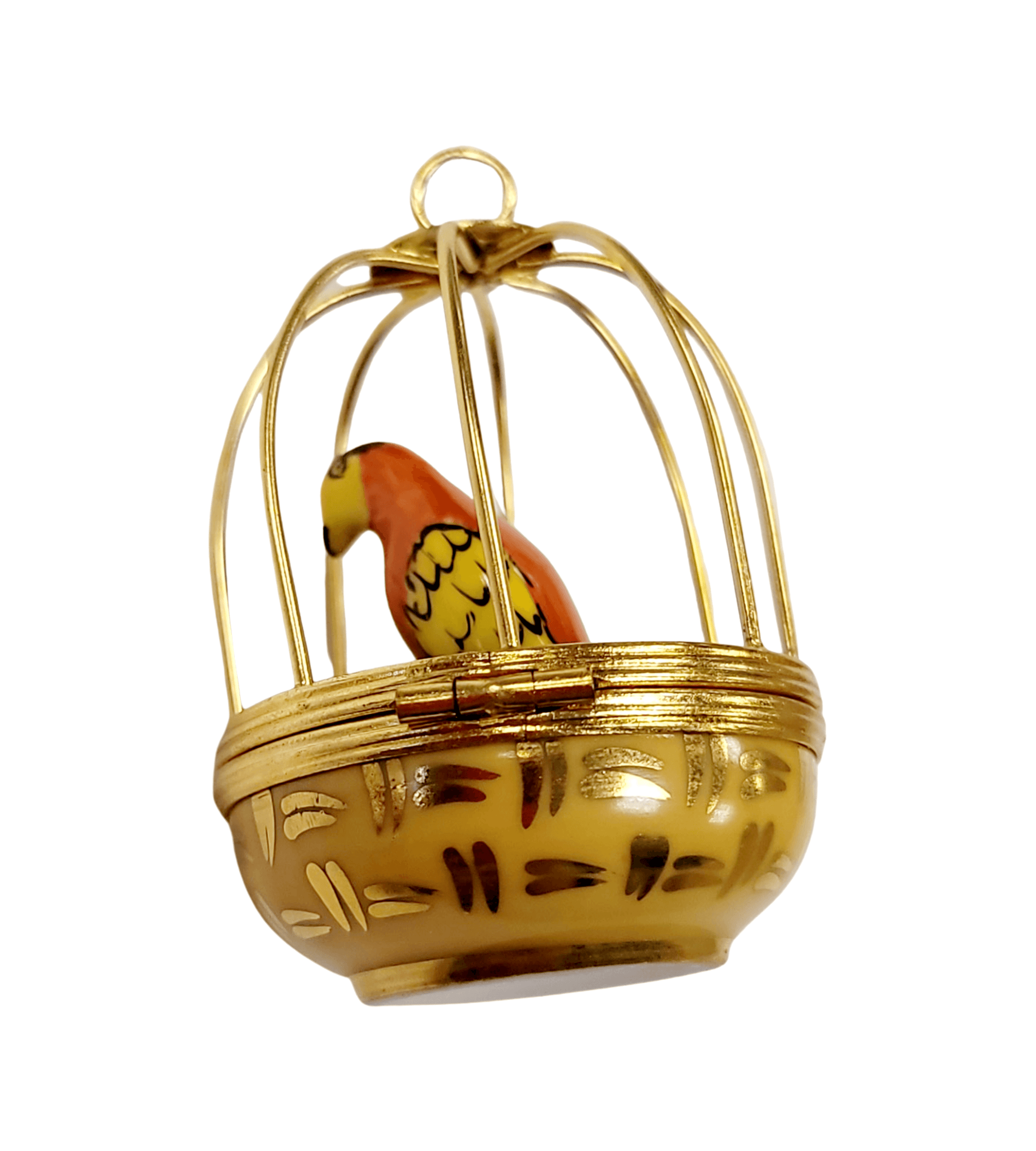 Charming Parrot Limoges Box Porcelain Limoges birds LIMOGES BOXES French Trinket Box