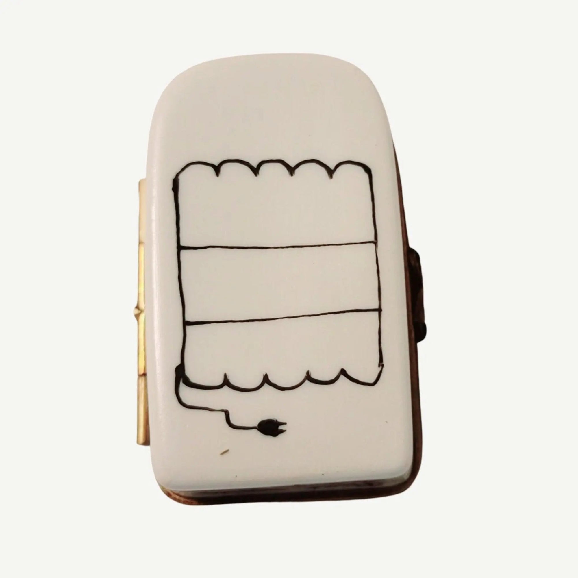 Charming Refrigerator Limoges Box Porcelain Limoges Food Home French Trinket Box