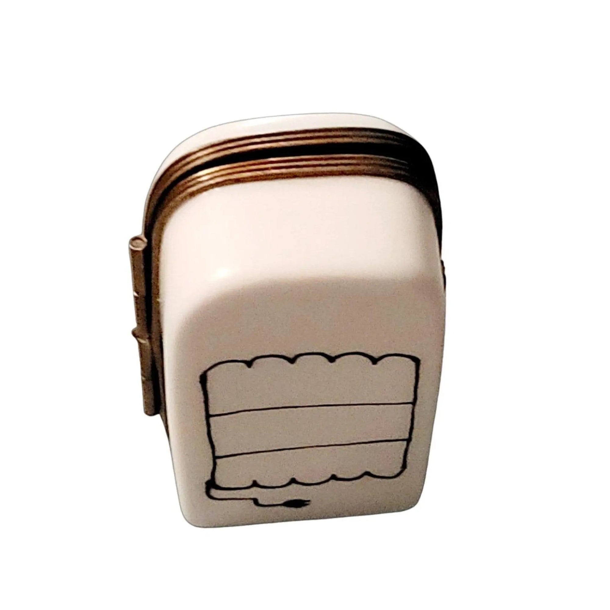 Charming Refrigerator Limoges Box Porcelain Limoges Food Home French Trinket Box