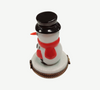 Charming Winter Snowman Trinket Box Porcelain Limoges Snowman French Trinket Box