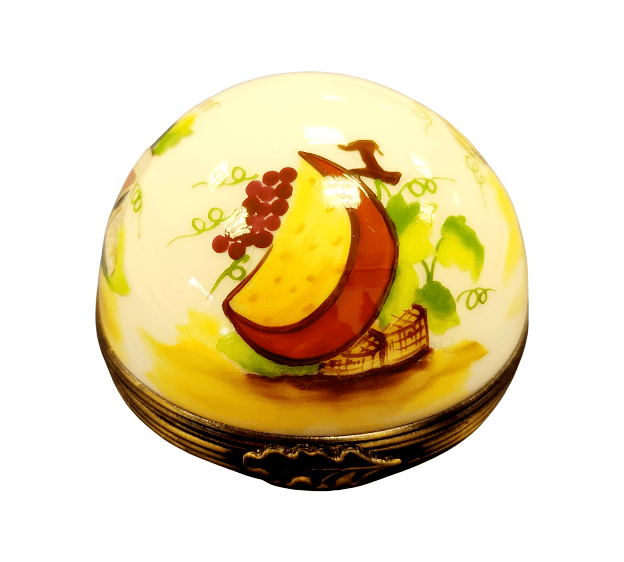 Cheese Platter Elegance Limoges Box Porcelain Limoges Food French Trinket Box