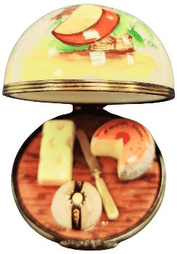Cheese Platter Elegance Limoges Box Porcelain Limoges Food French Trinket Box