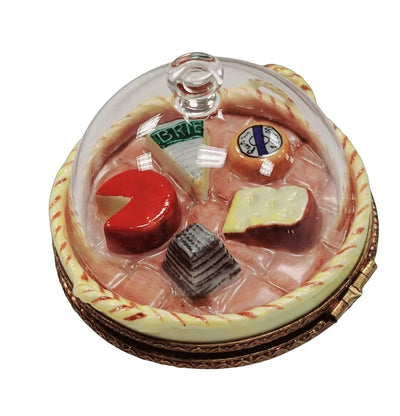 Gourmet Cheese Platter Limoges Box Porcelain Limoges food French Trinket Box