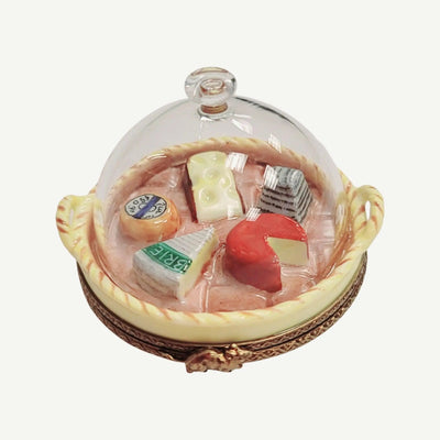 Gourmet Cheese Platter Limoges Box Porcelain Limoges food French Trinket Box