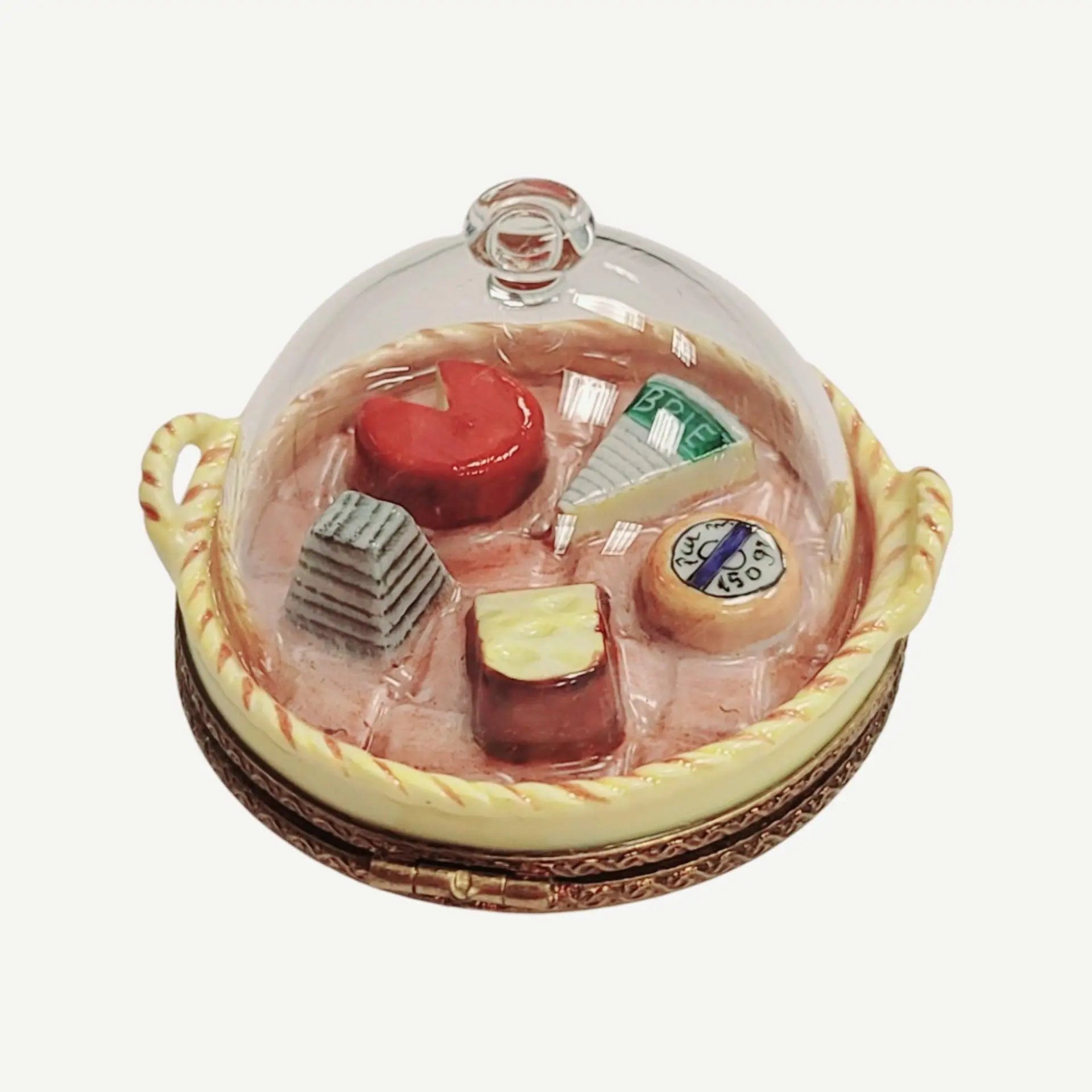 Gourmet Cheese Platter Limoges Box Porcelain Limoges food French Trinket Box