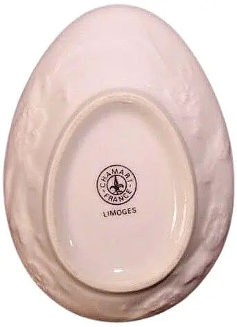 Cherry Blossom Elegance Box Porcelain Limoges Egg Garden LIMOGES BOXES Easter French Trinket Box